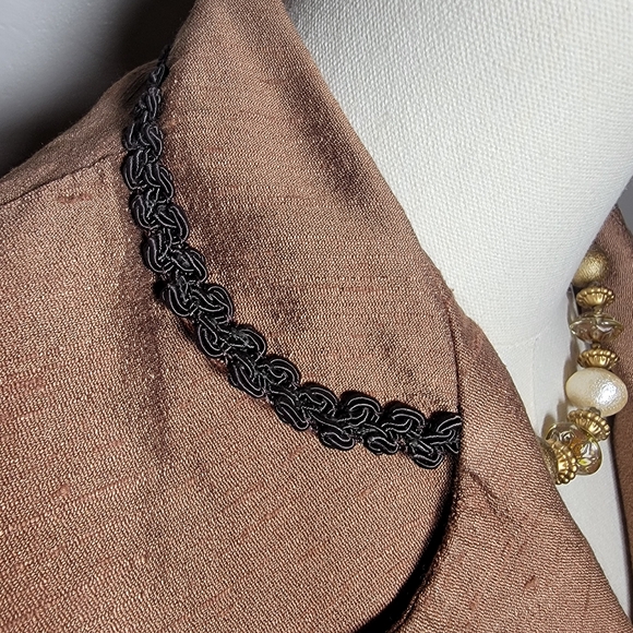 Vintage- Pat Lesser 1940'50's silk tulle jacket - Picture 6 of 7